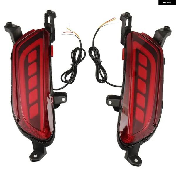 並行輸入品 マツダ ブレーキライト ウィンカー リフレクター LED リア フォグランプ CX-3 2015-2020カー バンパー ライト-A02G 1セット