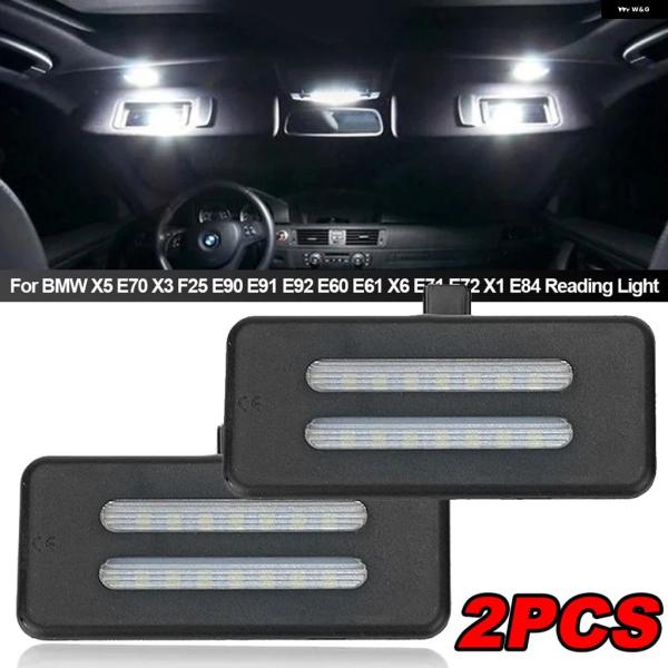 並行輸入品 BMW E70 F25 E90 E91 E92 E60 E66 E75 X3 省エネ型車内 LED サンバイザー /バニティ ミラー ランプ/読書灯
