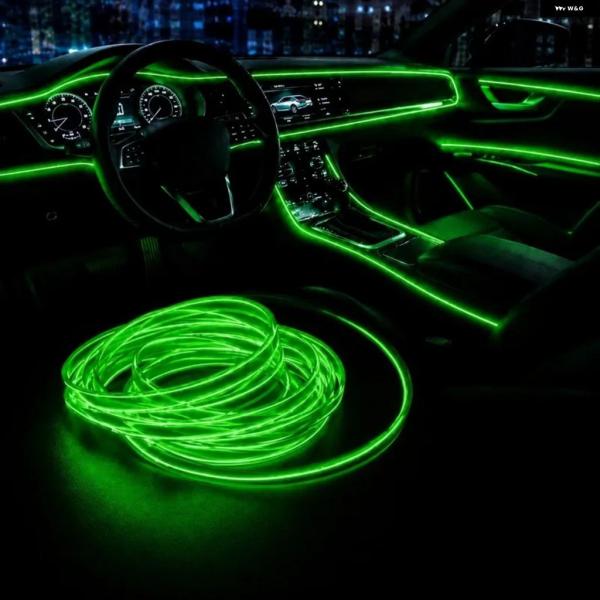 並行輸入品 メルセデス ベンツ W202 W203 S203 W204 2M 車内ネオン LED アンビエントライト ストリップ ダッシュボード ドア トリム 