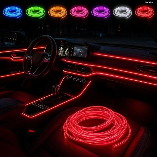 並行輸入品 メルセデス ベンツ W210 W211 S211 W212 2M 車内ネオン LED アンビエントライト ストリップ ダッシュボード ドア トリム 