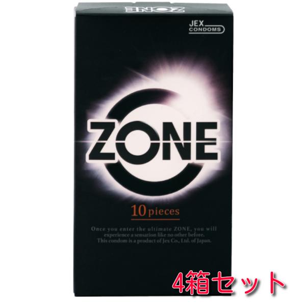 コンドーム　JEX　ZONE10個入り　4箱