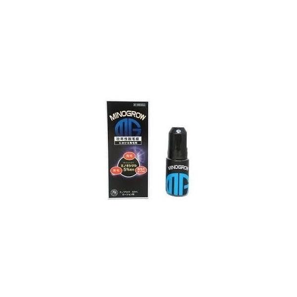 【第1類医薬品】ミノグロウ 60ml MINOGROW 岩城製薬 発毛 育毛剤 ミノキシジル5％配合 代引き用ページ