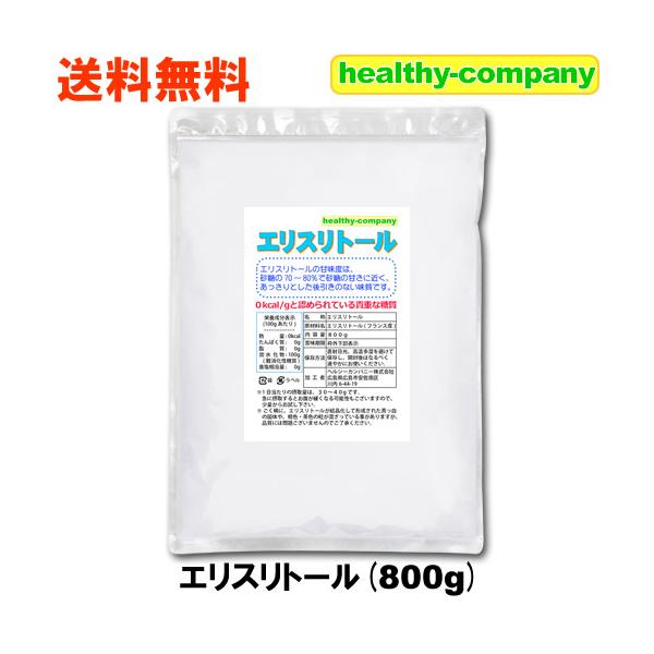 厚生省のエネルギー評価法により0kcal/gと認められている唯一の糖質で、グラニュー糖のような少し目の粗い白色の粉末です。摂取しても体の中では利用されず、約90％が尿として排泄され血中で代謝する事ができません。健康管理やダイエットなど、ニー...