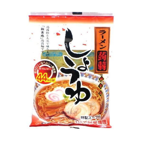 とっても低カロリーで人気のこんにゃく麺シリーズです。こんにゃくラーメン醤油味