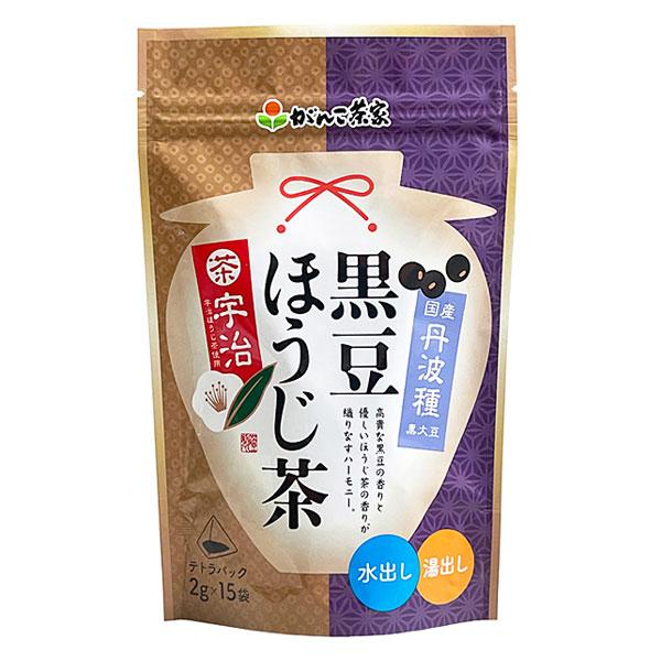 がんこ茶家 黒豆ほうじ茶 2g×15包 - がんこ茶家