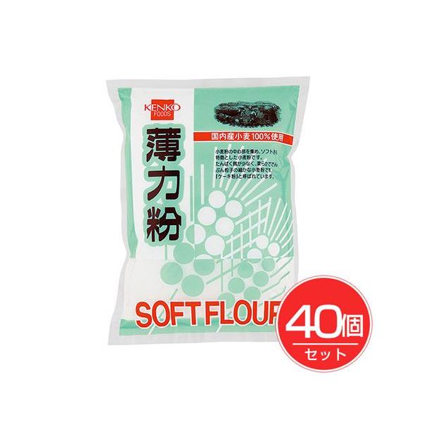 「健康フーズ　薄力粉　500g」は、国内産小麦100％使用。小麦粉の中心部を集め、ソフトさを特徴として小麦粉です。たんぱく質が少なく、やわらかででんぷん粒子の細かな小麦粉で、ケーキ粉と呼ばれています。★お得なまとめ買いセット■メーカー　健康...