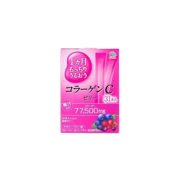 アース製薬1ヵ月もっちりうるおうコラーゲンCゼリー 10g×31本入 プラセンタC