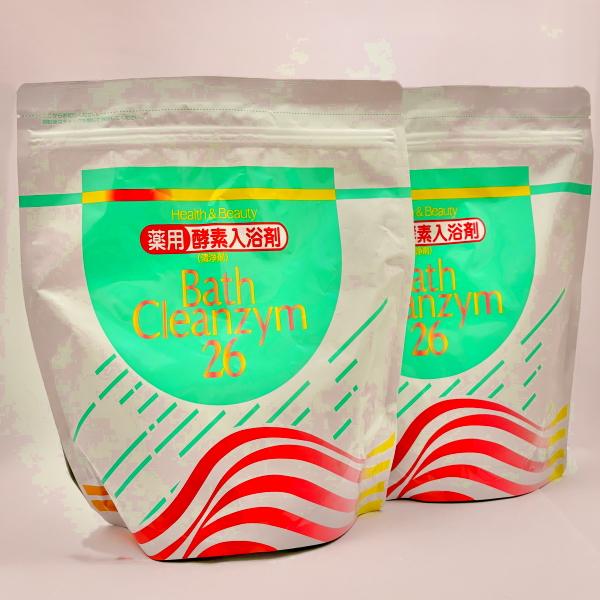 暁酵素　薬用 酵素入浴剤　バスクレンチーム26　2袋（1200ｇ×2袋）