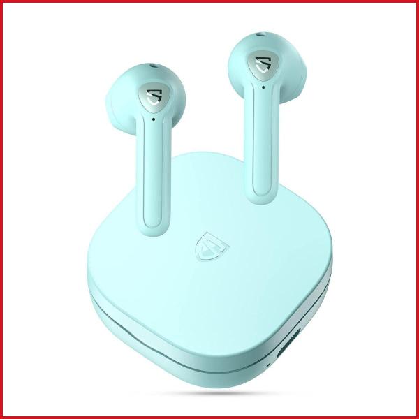 ワイヤレスイヤホン 正規仕入れ SOUNDPEATS TrueAir2 Bluetooth5.2 QCC3040チップセット搭載 高音質 低遅延 インナーイヤー型 Type-C充電 (グリーン)