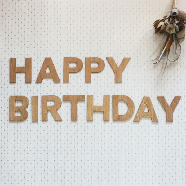 誕生日 飾り レターバナー おしゃれ HAPPY BIRTHDAY セット
