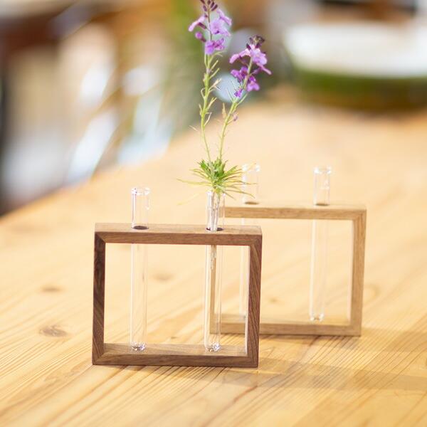 フラワーベース ダブル 全2種類 花瓶 北欧 一輪挿し おしゃれ 試験管 木製 無垢材 木製花瓶 木製一輪挿し 実用的 母の日 プレゼント ギフト Livingitem24l 家具 木製品 はーとぼっくす工房 通販 Yahoo ショッピング