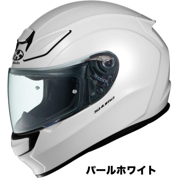 OGK SHUMA KABUTO XL インカム付　シールド他　パールホワイト OGK KABUTO OGK KABUTO SHUMA NOVA パールホワイトブラック XL