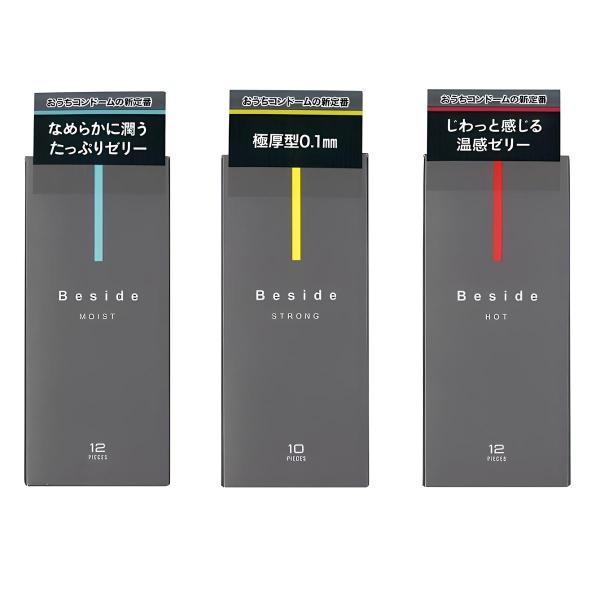 コンドーム 不二ラテックス Beside ビサイドコンドーム 選べる 3タイプ 避妊 こんどーむ スキン こんどーむ スキン 避妊具 PK-B