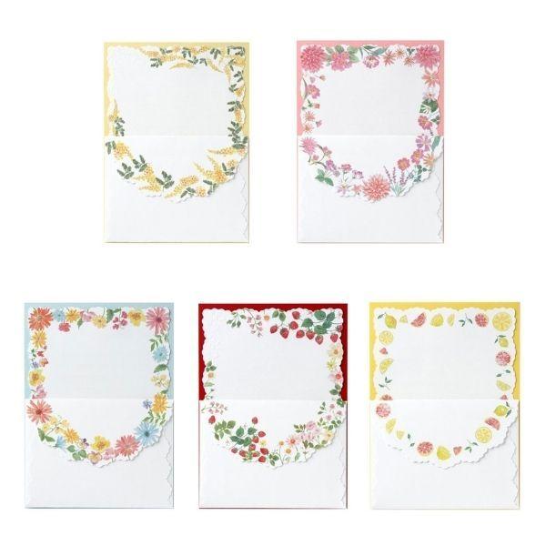 ミニレターセット ミニクルールクレールレター ミモザ フラワー ストロベリー シトラス 人気商品 ペンフレンド 文通 花 ラッピングのハートサプライ 通販 Yahoo ショッピング