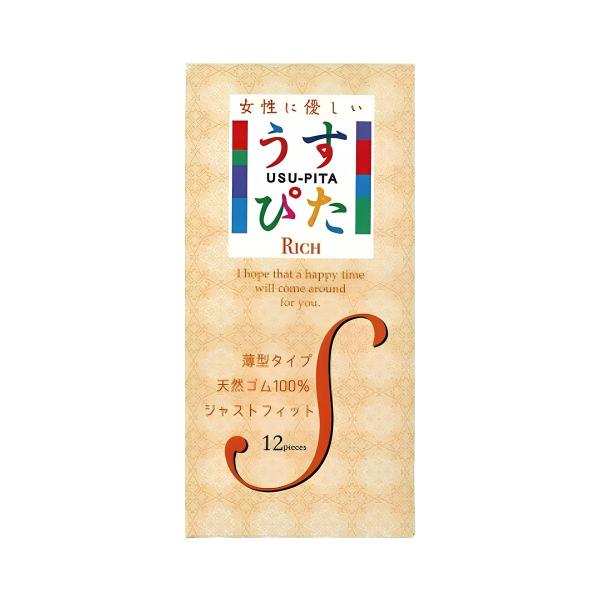 コンドーム ジャパンメディカル うすぴた リッチ Rich S 12個入 こんどーむ スキン 避妊具 MB-C