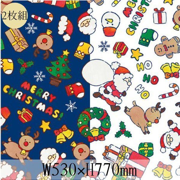 ラッピング Xmas 包装紙 もくもくサンタ クリスマス 2枚組 530mm 770mm おしゃれ 特別な日 クリスマス ラッピングペーパー Ttm Ch 018 ラッピングのハートサプライ 通販 Yahoo ショッピング