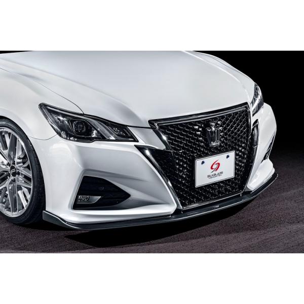 210系クラウンK.BREAK フロントリップスポイラー クラウンロイヤル 210 後期 フロントスポイラー 塗装済 RESPECT