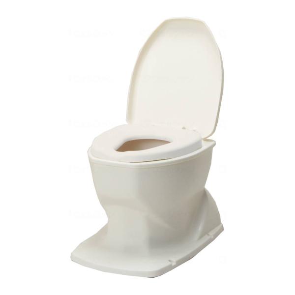 介護用品 福祉用具 排泄関連 トイレ 補高便座 安寿 サニタリエース OD 据置式 / 533-403 / アイボリー 標準タイプ / 533403_T0263
