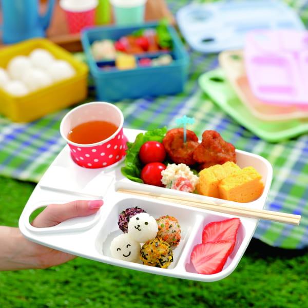 ワンハンドトレー 20枚入 食器 カトラリー 皿 プレート 日本製 ピクニック アウトドア BBQ バーベキュー キャンプ 運動会 屋外 レジャー