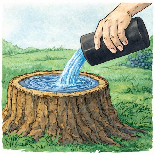 切り株除去剤 スタンプロット 400g 除草剤 日本製 シロアリ対策 自力 切り株 抜根 掘削 枯らす 腐らせる 方法 庭 リフォーム 造園 邪魔