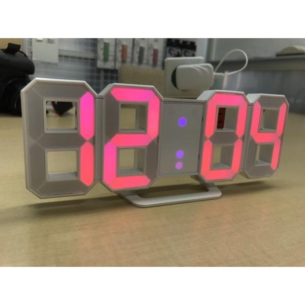 Tri Clock トリクロック Ledデジタル時計 置き時計 掛け時計 壁掛け時計 置き掛け兼用時計 インテリア時計 おしゃれ Buywru644 ハートドロップ 通販 Yahoo ショッピング