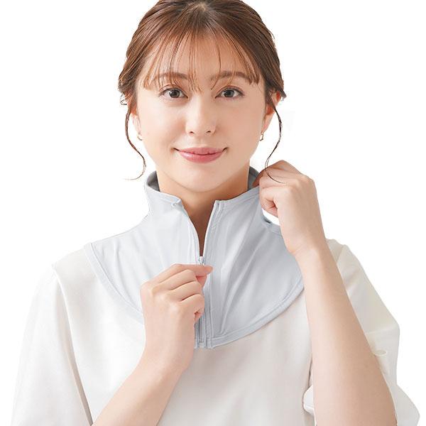 UV&クールネックカバー×2個セット アウトドアウエア UVネックカバー 夏用 紫外線カット ネックカバー 首元 うなじ デコルテ カバー ガード