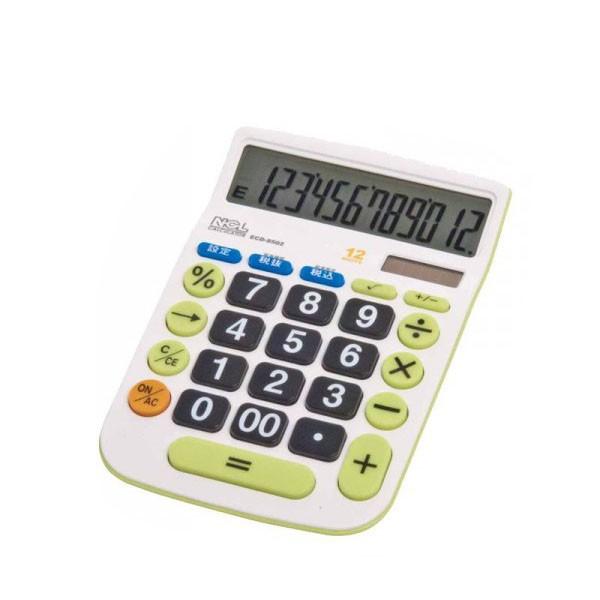 ナカバヤシ おしゃれ 電卓デスクトップ大型キータイプl Ecd 8503g