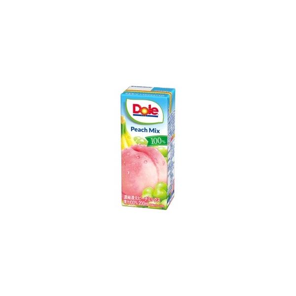 Dole　ピーチミックス100％　200ml×18本　