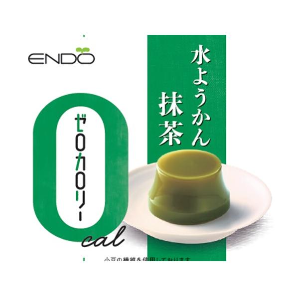 送料無料セット！ゼロカロリー水ようかん抹茶 90g×6個×6ケース（合計36個） 遠藤製餡　爆買
