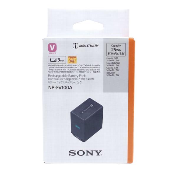 新品 NP-FV100A 純正 Sony ソニー バッテリー 未開封 当店1年保証】SONY ソニー NP-FV100A 純正リチャージブルバッテリー