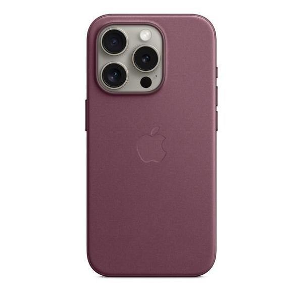 送料無料】iPhone 15 Pro ファインウーブンケース - マルベリー