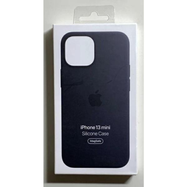 送料無料】iPhone 13 mini シリコンケース・ミッドナイト MagSafe対応
