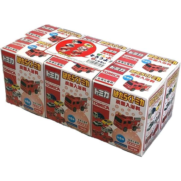 トミカ はたらくトミカ 炭酸入浴剤 × 全6種セット 各1個ずつ フルコンプ コンプリート お風呂 おふろ おもちゃ ミニカー キッズ こども 入浴