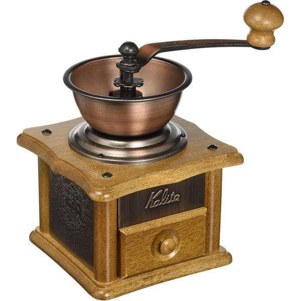 カリタ　コーヒー　ミル　業務用 Kalita カリタ 手挽きコーヒーミル #42226 木製 アルミ製グラインダー