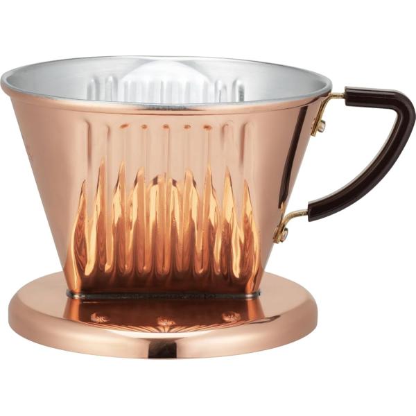 カリタ Kalita 銅製 コーヒードリッパー Cu102 #05153 日本製 2〜4杯用 高熱伝導 ドリップ器具 おしゃれ アウトドア キャンプ