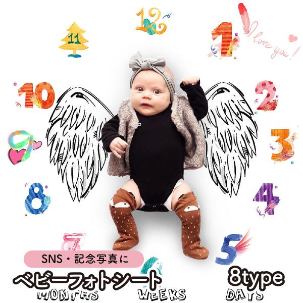 ・新生児から1歳までの貴重な成長を可愛く記録し大切な思い出に…成長を記録する写真撮影に最適な背景布です。・月齢の数字の部分を写真のように飾り、成長を記録できます。・様々なデザインからお選びいただけます。どんな写真スタイルにも合わせやすく楽し...