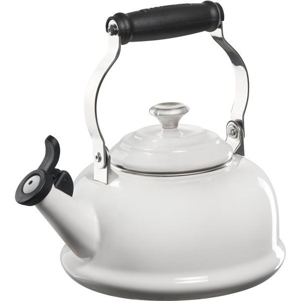 Le Creuset ル・クルーゼ 笛吹ケトル (ホワイト) ステンレス・ノブ 1.7 