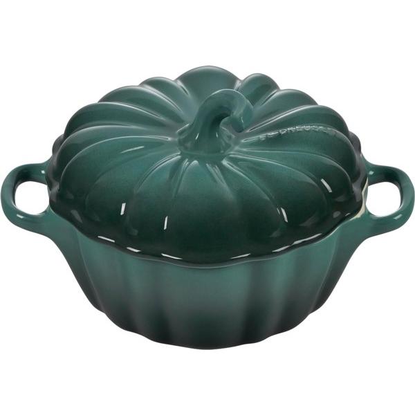 Le Creuset ル・クルーゼ　パンプキン・プチココット　（アーティチョーク）　陶器製 Figu...