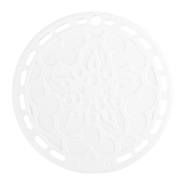 Le Creuset ル・クルーゼ　シリコン・トリベット　鍋敷き　（ホワイト） 20×20cm
