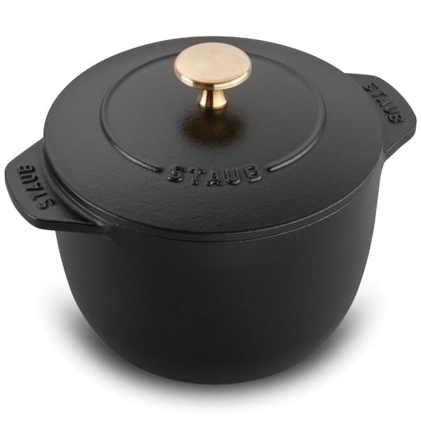 期間限定特別価格 ストウブ Staub ラ ココット DE GOHAN ブラック M