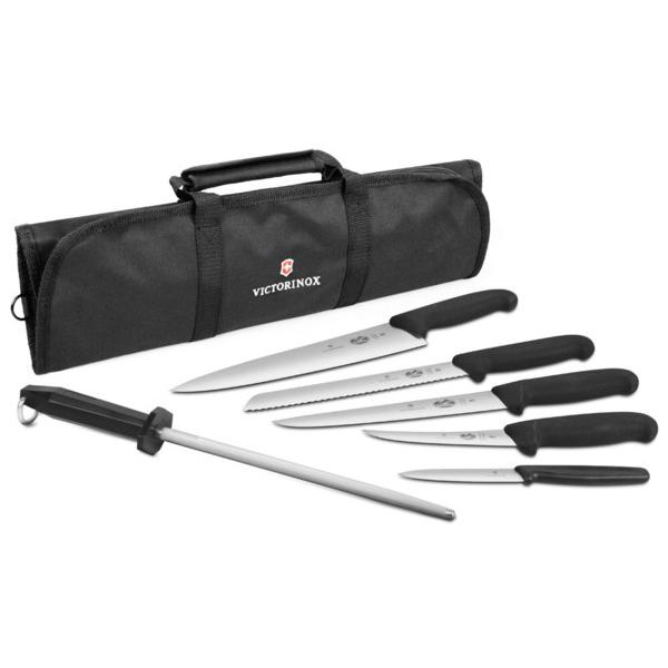 Victorinox ビクトリノックス フィブロックス ナイフ7点セット 収納バッグ付き Fibrox シリーズ 【お気に入り】