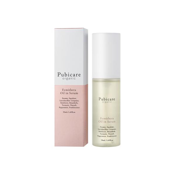 ピュビケア フェミセラオイルインセラム 50mL さらりとしたフェムケア オイル 自然由来成分100％ スクワラン配合 デリケートゾーン専用 オイル 妊産婦も使用OK