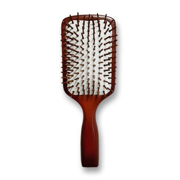 KAMIKA（カミカ）木製パドルブラシ 頭皮ケア 髪の絡まり 木製ヘアブラシ くし