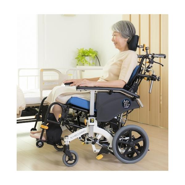 松永製作所 ティルト リクライニング車椅子 TILT+ MH-SR 400