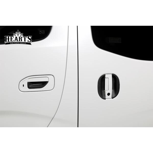 キャラバン ドアハンドル プロテクター 日産 カーボン調柄 軟質ゴム 傷防止 簡単取付 ドアノブ カバー エクステリア カー用品