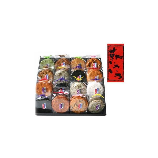 草加せんべい　草加いろいろ(16マス)×2箱