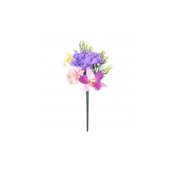 お供え用　ミニ仏花　プリザーブドフラワー　想花(そうか)　パープル　C34860