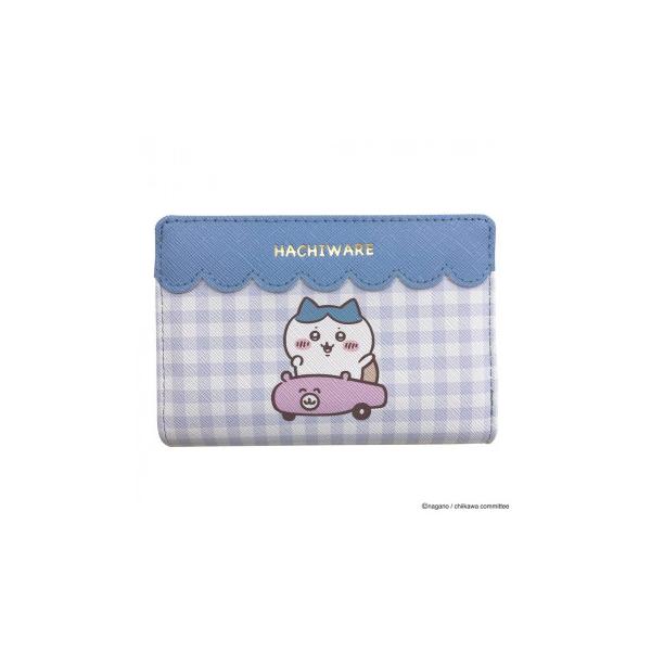 ちいかわ ファスナー財布 ブルー(ハチワレ)CHI11-1