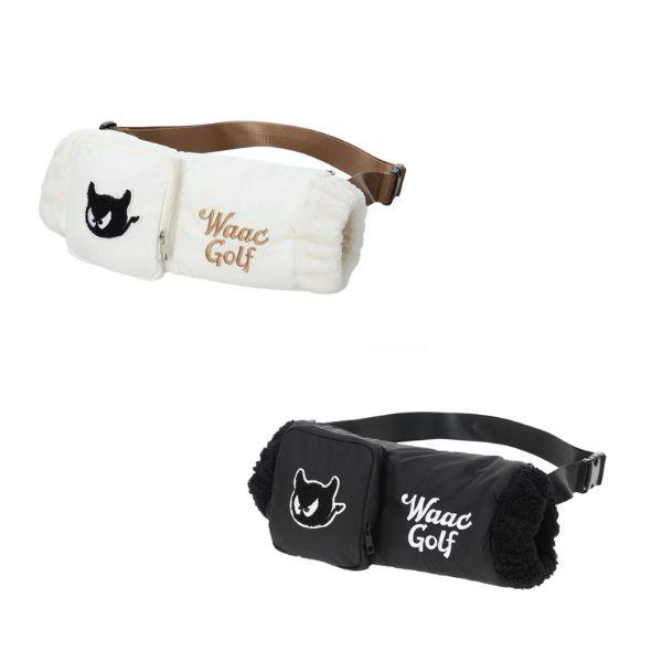 WAAC ワック ウォームバッグ ウエストポーチ型 ハンドウォーマー　ブラック WAAC WAAC 072254871 ウォームバッグ ハンドウォーマー 防寒 ゴルフ