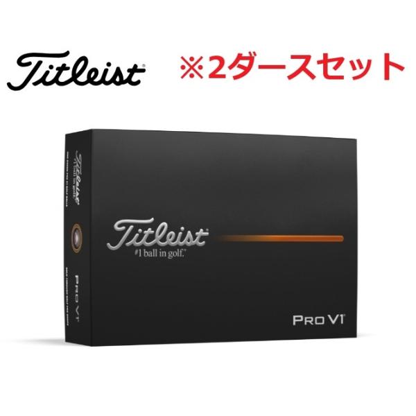 Titleist タイトリスト PROV1 プロV1 ダブルナンバー/2ダース